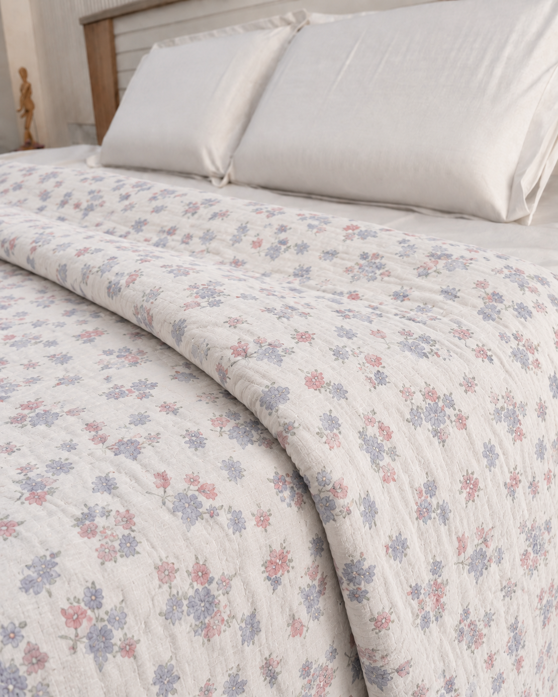 Floral Printed Muslin Double Bed Dohar