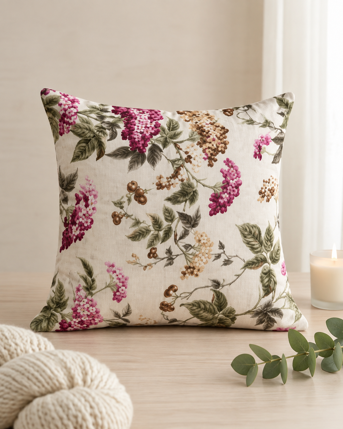 Floral Printed Cushion Covers – Set of 5