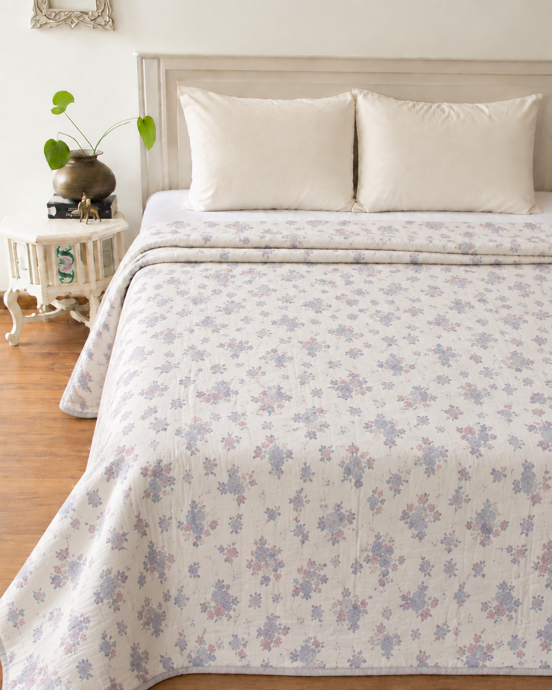 Floral Printed Muslin Double Bed Dohar