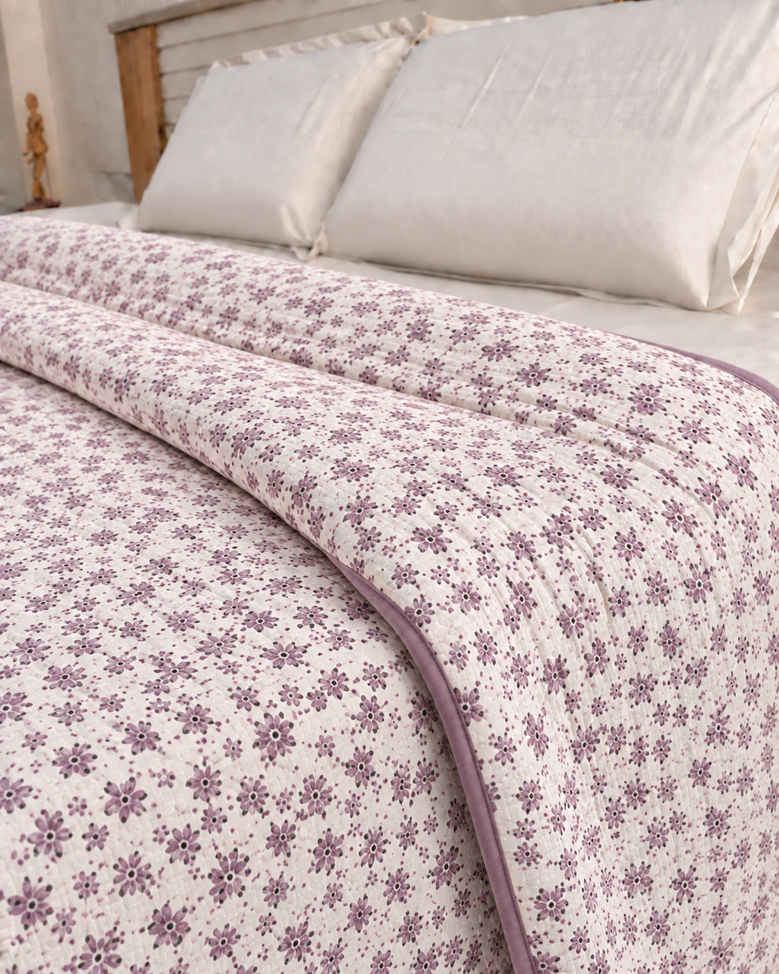 Floral Print Reversible Double Bed Dohar