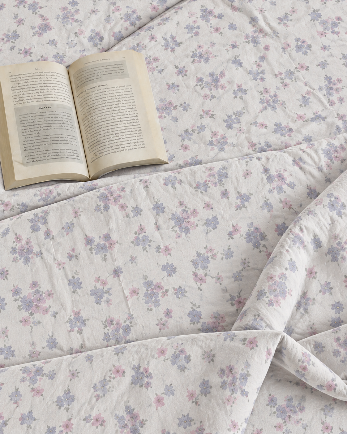 Floral Printed Muslin Double Bed Dohar