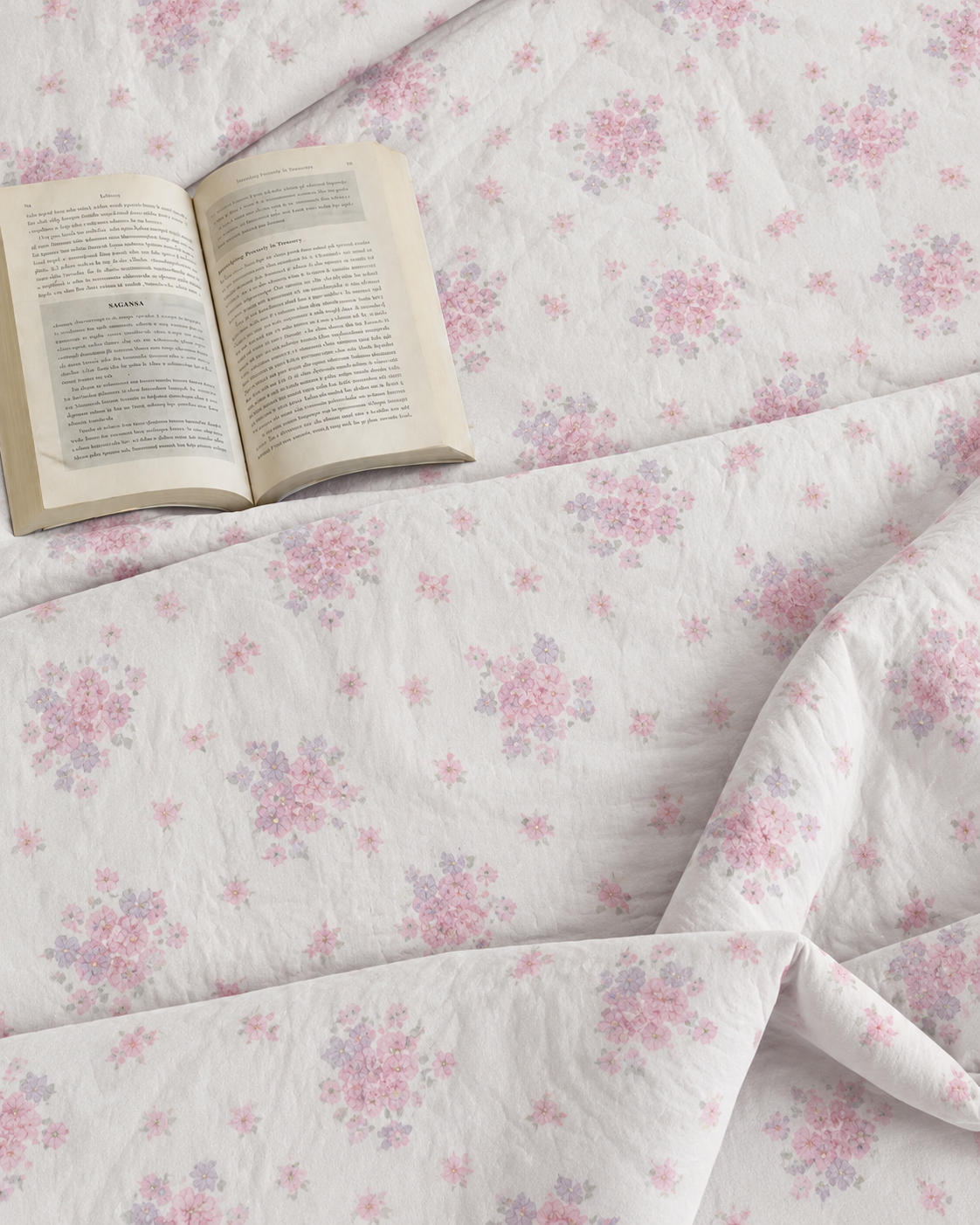 Floral Printed Muslin Double Bed Dohar