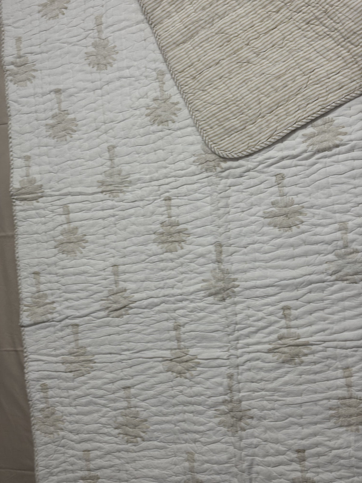 Baby Kantha Quilts Palm Golden Baby Qulit